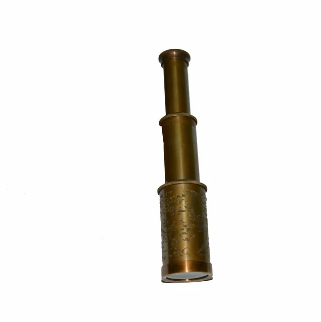 London 1920 Vintage Copper Finish  6" Telescope Gift Dollond Nautical Antique