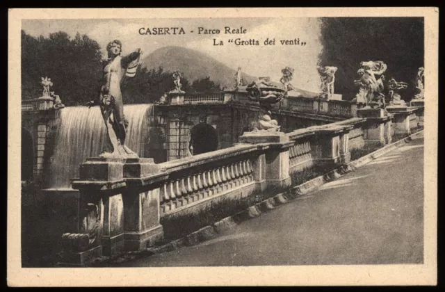 cartolina CASERTA parco reale-la "grotta dei venti"