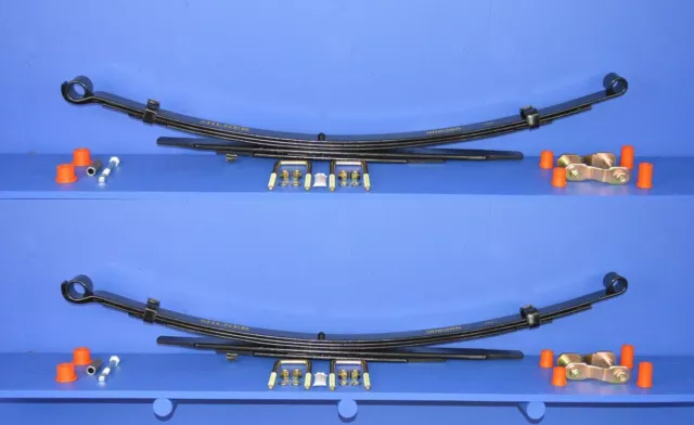 Suspension Leaf Spring Kit Rear Pair (3+2 Leaf) for Isuzu D-Max 2.5TTD 2012-2016