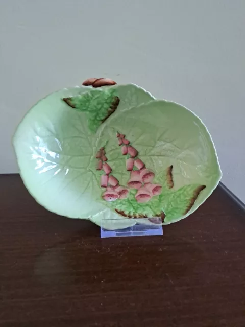 Carlton Ware1930s Green Foxglove shallow Dish