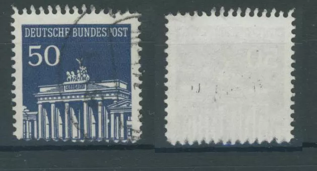 Bundesrepublik 509 R gestempelt stark verzähnt (635150)