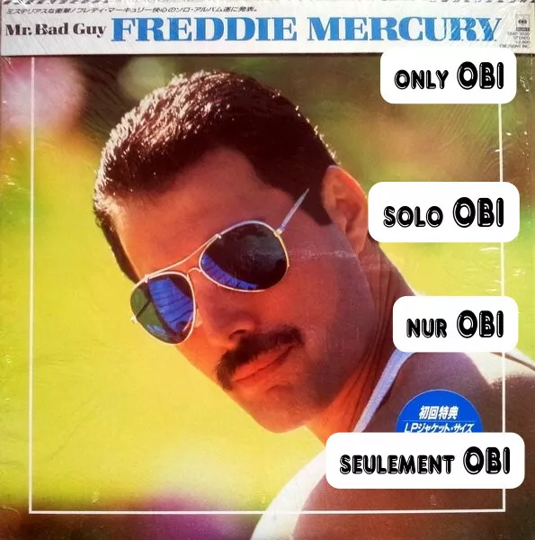 FREDDIE MERCURY Mr. Bad Guy Japan ( 28AP 3030 ) ***Only OBI***