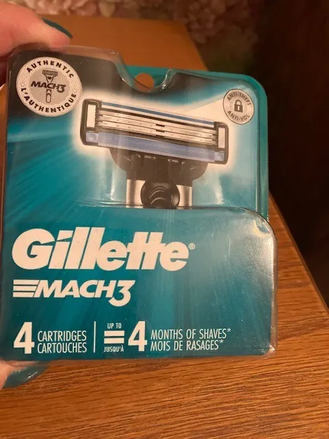 Cartuchos de hoja de afeitar Gillette Mach 3 para hombre - NUEVOS