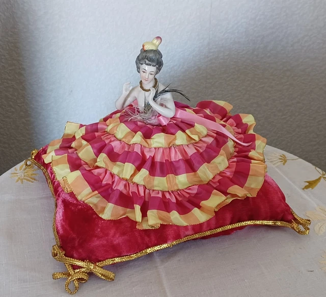 Veste Ancienne Pour Poupée Bella Jacotte - Taille 35 Cm, Super Mignonne
