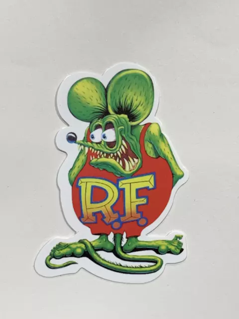 Rat Fink Royal Blue ~ Theme Sticker - 10 sticker random pack Big Daddy Ed Roth