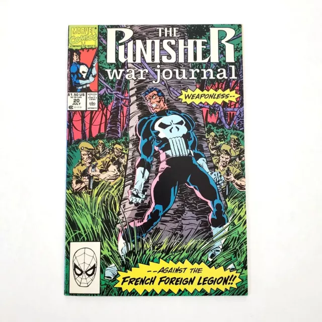 Punisher War Journal #20 (1988 Series) Direct Vol. 1 Marvel Comic Book July 1990