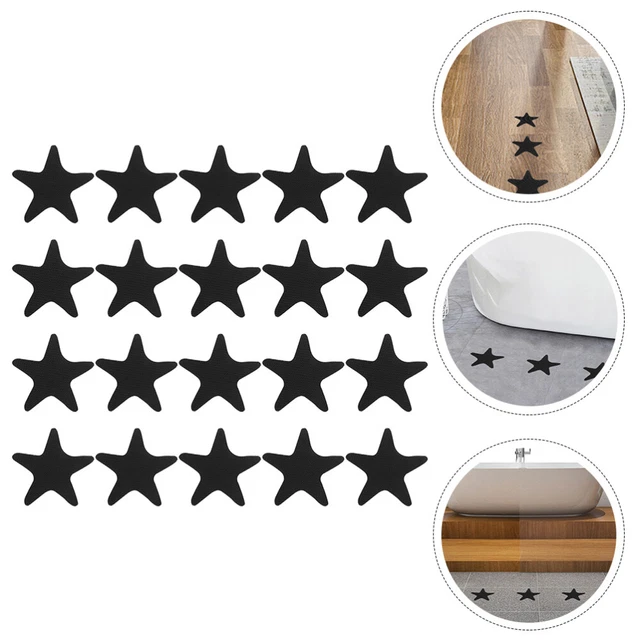 40PCS Vasca Bagno Adesivi Adesivo Stella Stampa Gradini Antiscivolo Trazione
