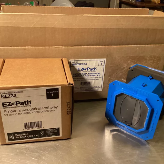 EZ Path NEZDP233 Smoke And Acoustical Pathway Two Gang Kit