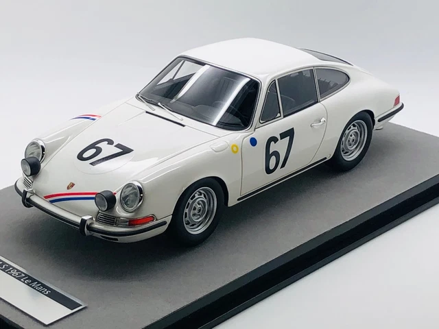 TECNOMODEL TM18-146C PORSCHE 911 S n°60 Le Mans 1967 Boutin - Sanson Ed.75ex.