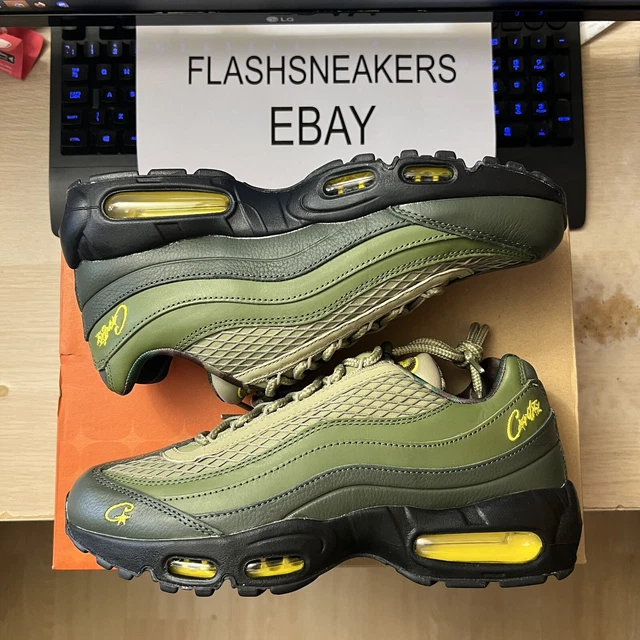 NIKE AIR MAX 95 SP Corteiz Gutta verde UK 8 US 9 EU 42 5 100