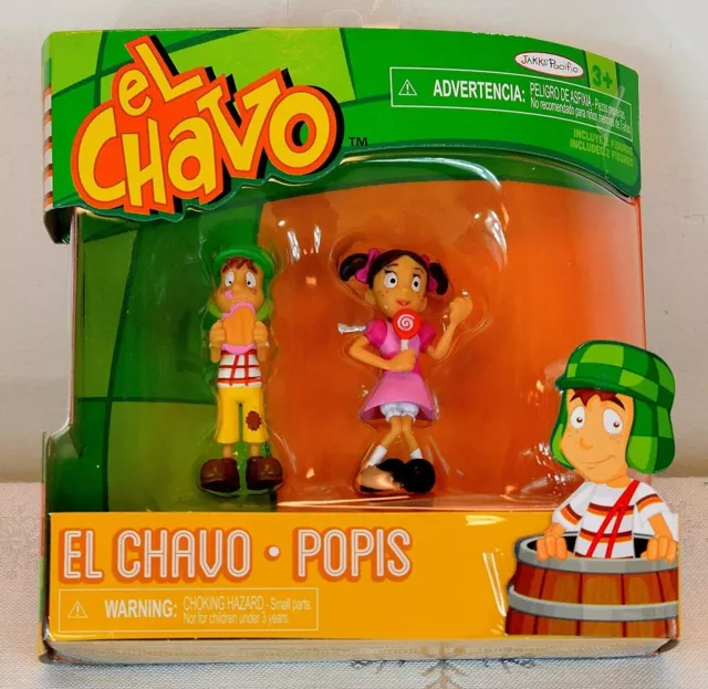 Jakks Pacific El Chavo Mini Figurine 2.5" El Chavo and Popis Character 2-Pack