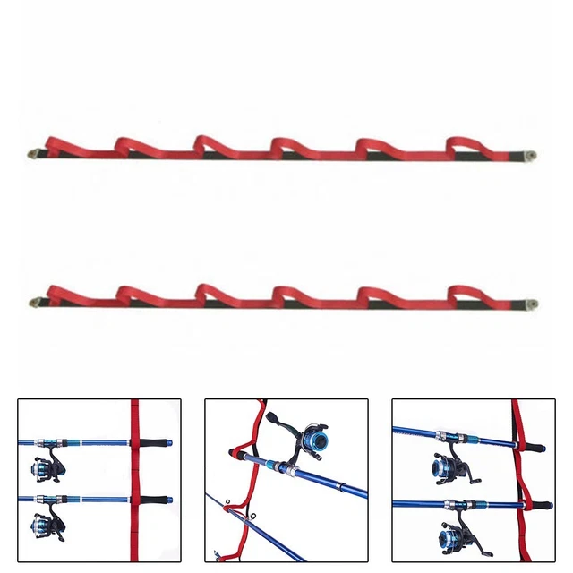 Sangle De Transport Réglable Pour Canne à Pêche - Bandoulière En Nylon, Support De Fixation Pratique
