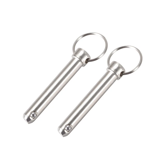 Liberación Rápida Pasador 10mmx60mm Hardware Marino para Superior Bisagra 2pcs