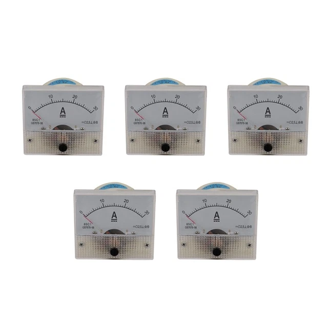 5X 85C1-A Dc Analog Ampere Meter Panel Meter Gauge 30A  Gauge Current3881