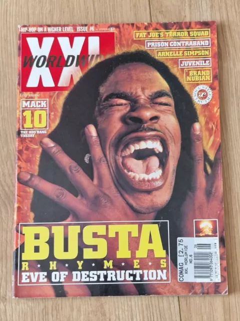 XXL MAGAZINE ISSUE 6 (1998) - Busta Rhymes, Mack 10, Fat Joe, Juvenile ...