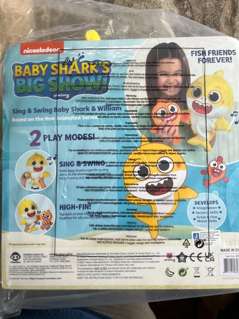 NICKELODEON BABY SHARK'S Baby Shark & William Big Shown Sing & Swing