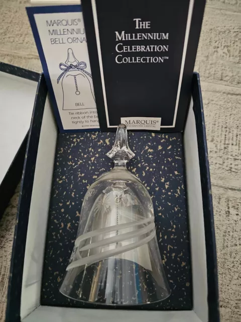 Vintagewaterford Crystal Marquis Millennium Bell In Box