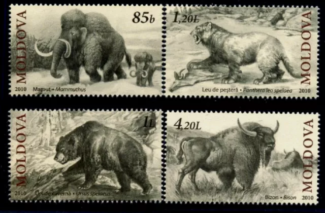 2010 MAMMOTH,CAVE LION,CAVE Bear,Bison,Prehistoric/Lost animals,Moldova,719,MNH  EUR 2,57 - PicClick FR