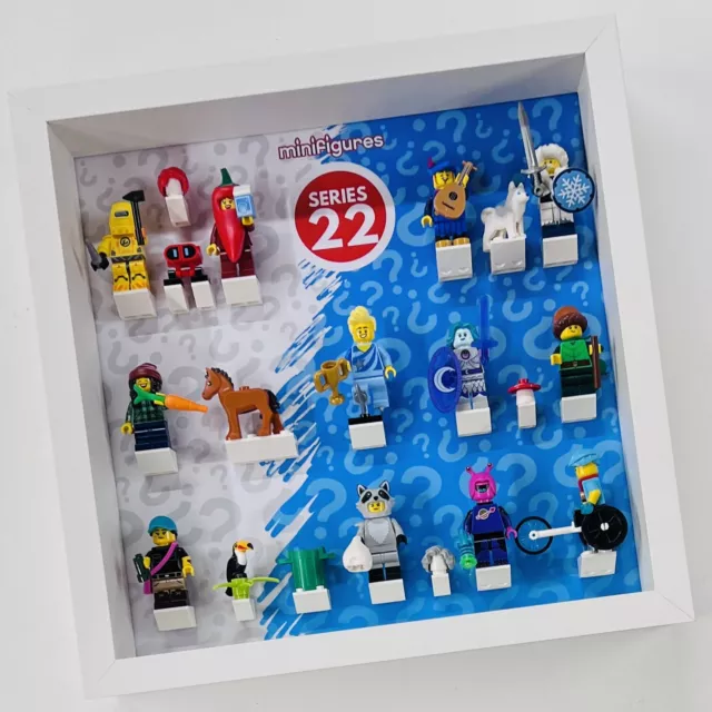 Display Case Frame for Lego Series 22 minifigures 71032 27cm
