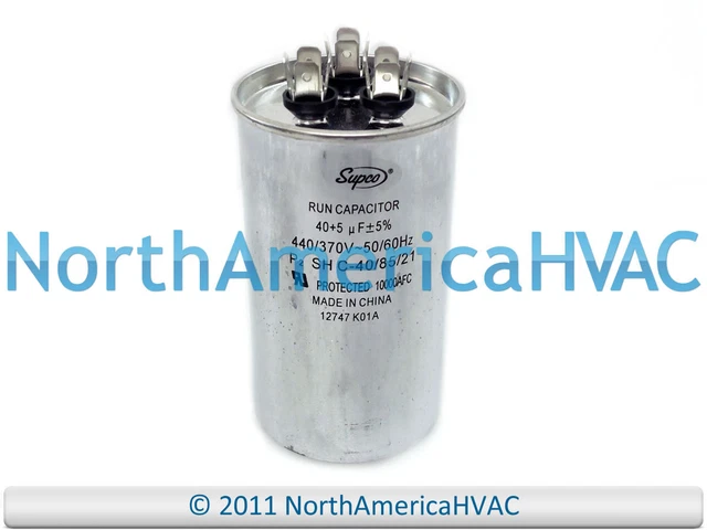 Capacitor Dual Run Round 35/5 Uf MFD 370 VAC Replaces GE Genteq 97F9834 C3355R E - Foto 3