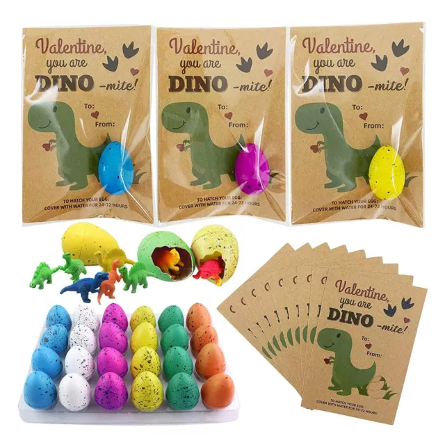 Easter Dinosaur Hatching Eggs 24 Pack Dinosaur Growing Eggs Toy Gift Party Favor