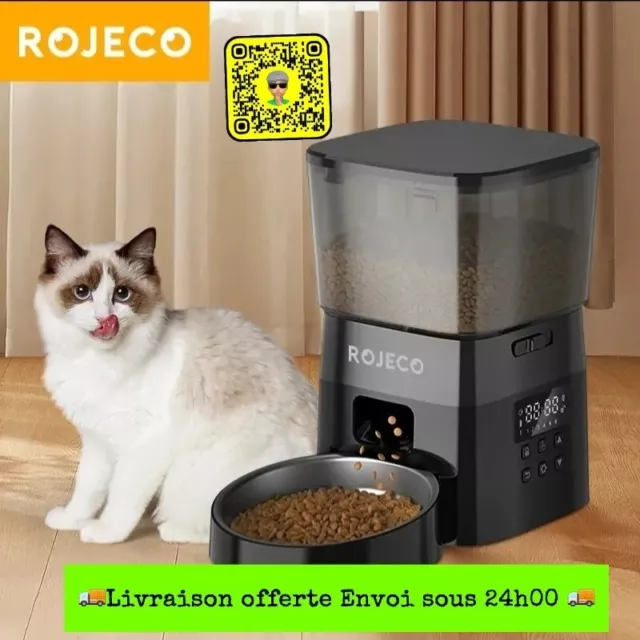 🇫🇷 Distributeur Automatique de Croquettes pour Chat et Chien 🇫🇷