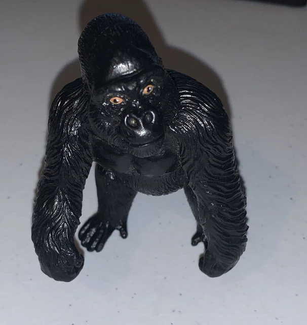 Gorilla Figure 2007 Blip Toys Jungle Friends 3.5"  Great Ape Silverback Quality