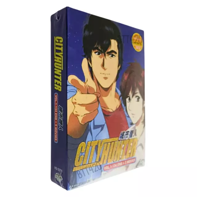 City Hunter Complete Anime Tv Series Dvd 1-134 Eps 5 