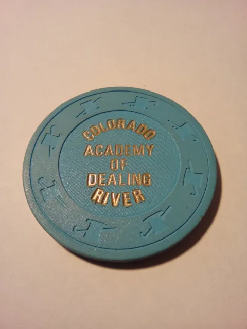 Colorado Academy Of Dealing School $1.00 Chip Great For Any Vintage Collection!