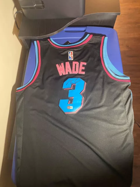 Tyler Herro Autographed Miami Vice Custom Basketball Jersey - BAS