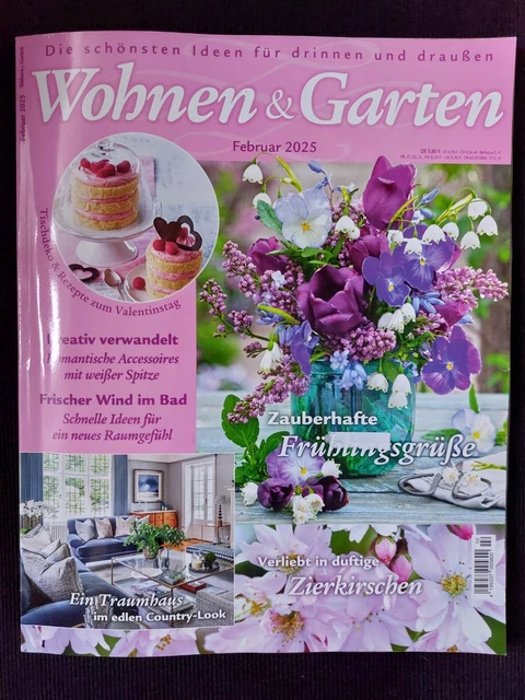 WOHNEN & GARTEN, Ausgabe 2 Februar 2025 EUR 1,95 PicClick DE