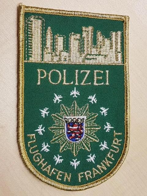 Hessen Polizeiflughafen Frankfurt Am Main Abzeichen Airport Police Patch