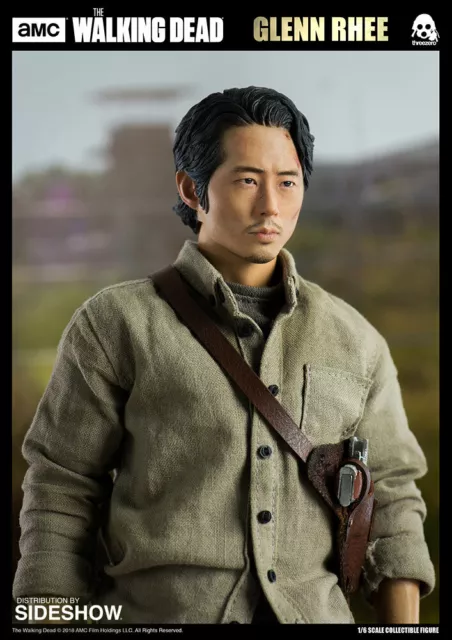 Sideshow Walking Dead Glenn Rhee Deluxe Action Figure 1/6 Scale Threezero Nib 2