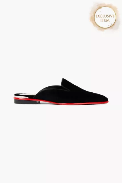 RRP €458 ALEXANDER McQUEEN Velour Mule Sandals US8 UK5 EU38 Made in Italy