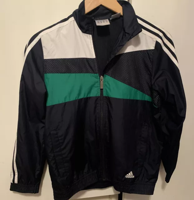 Vintage Adidas possibly rare sample 11 to 12 yrs Tracksuit jacket in navy