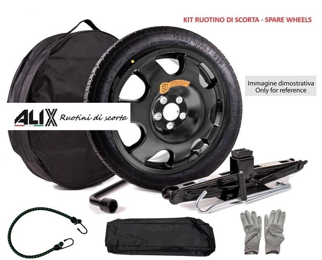 Kit De Rueda De Repuesto Para Citroën C3 - 125/80 R16, 4 Agujeros, Con Llave Y Gato