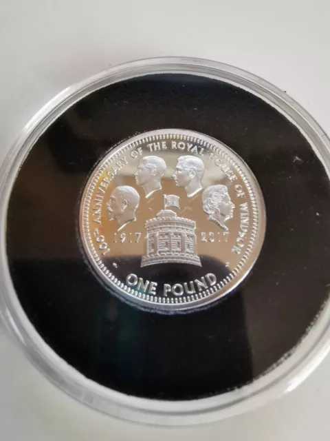100th Anniversary of the Royal House of Windsor Silver £1