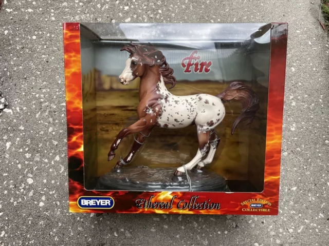 New NIB Rare Breyer Horse #1340 Fire Appaloosa Ethereal Series Limited Edition