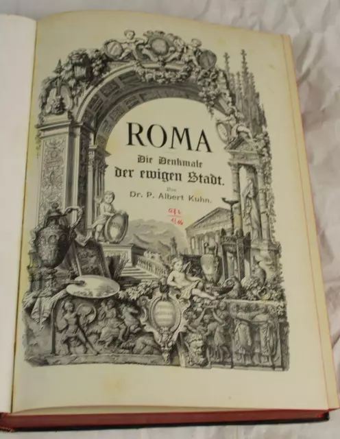 A20/ ROMA - Denkmale d christlichen & heidnischen Rom in Wort & Bild - 1903 /253