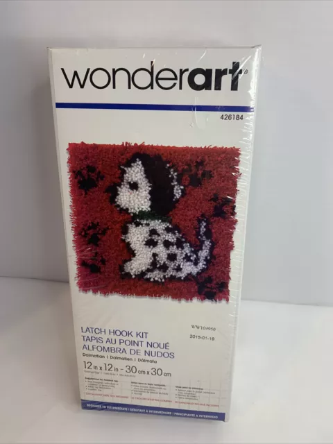 Wondert Dalmation Puppy 12"" x 12"" kit de gancho de pestillo #426184 colgante de pared