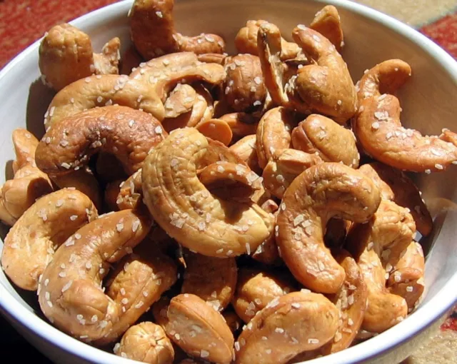 Premium Roasted Cashews (Salted) 5LBS - Irresistible Crunch & Flavor!