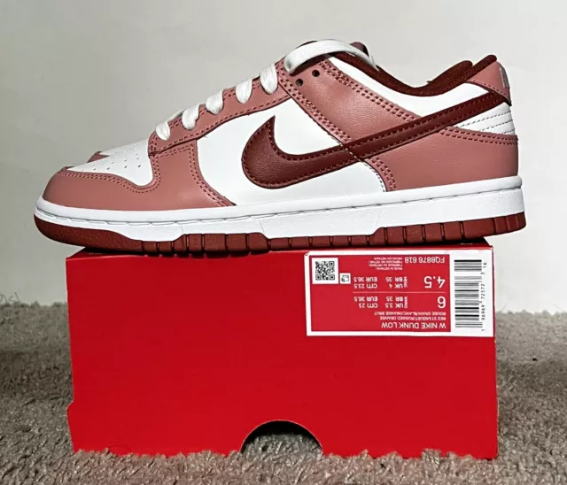 Size 6W- Nike Dunk Low Red Stardust FQ8876-618