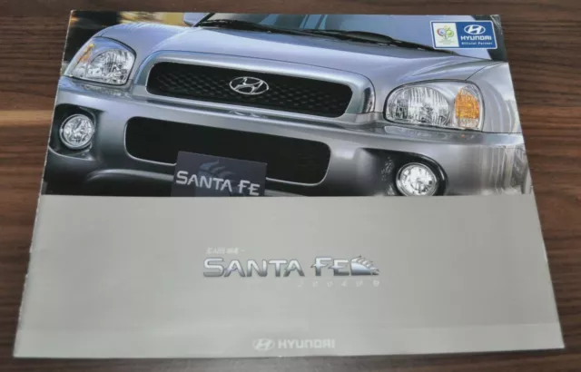 2004 Hyundai Santa Fe Sales Korean Brochure Prospekt