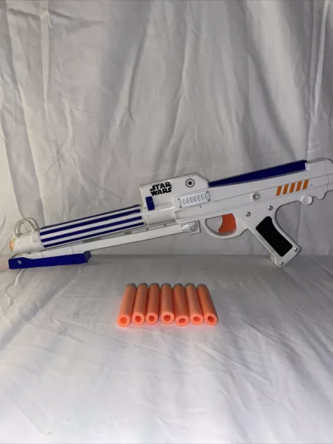 Nerf Star Wars Clone Wars Trooper Blaster Dart Gun Rifle Hasbro 2006 Works