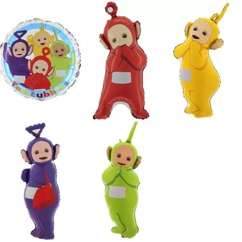 TELETUBBIES PARTY FOIL BALLOON - helium LAA LAA DIPSY PO TINKY - FAST DISPATCH