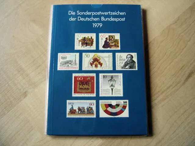 BRD Bund Jahrbuch 1979 komplett mit allen Marken + SD  (Jahreszusammenstellung)