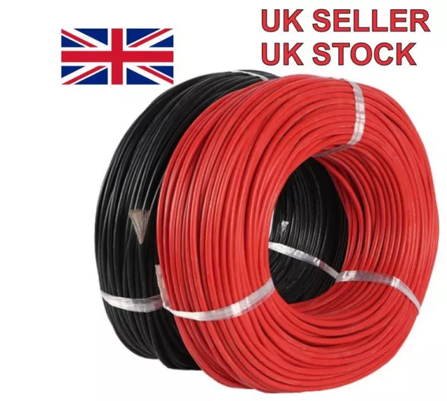 Flexible Soft Silicone Wire Cable 4/6/8/10/12/14/16/18 AWG UK Seller UK Stocks