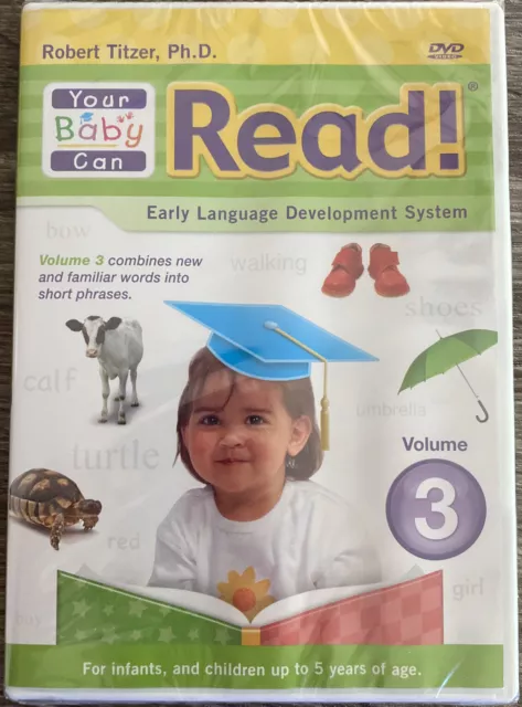 NEW SEALED Your Baby Can Read Early Language Development DVD Volume 3