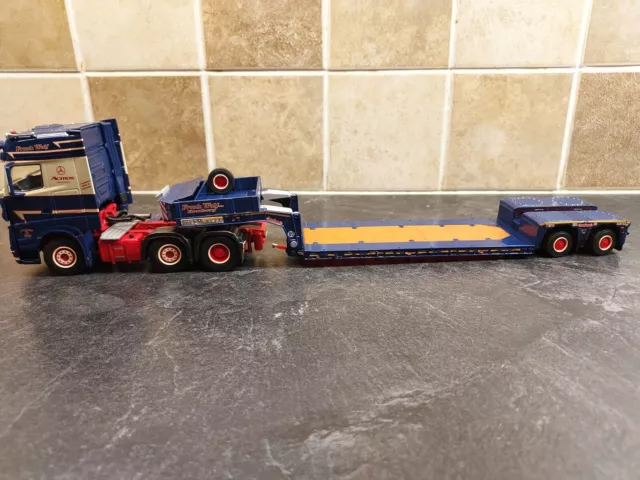 Wsi Mercedes Benz Actros Mp4 Big Space 6X2 Twinsteer Lowloader Scale 1.50