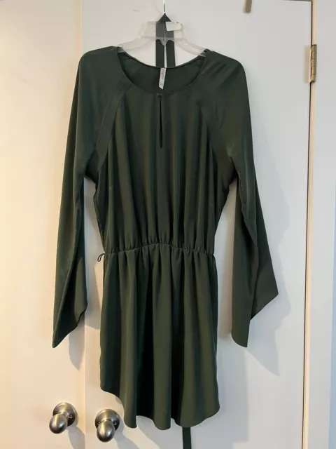 rory beca silk dress size large